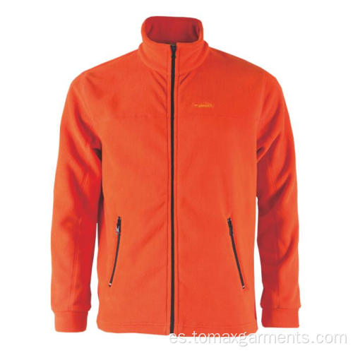 Chaqueta de lana naranja de moda